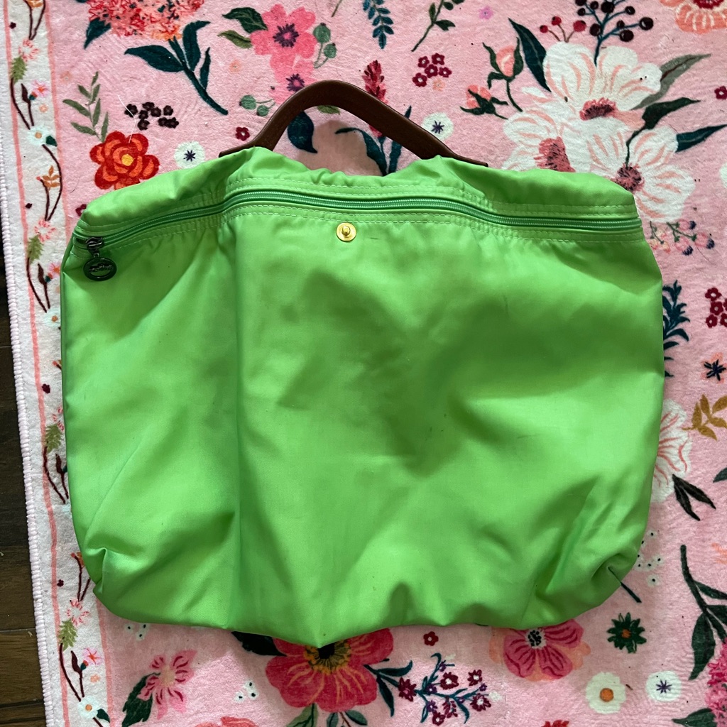 Long Champ Lime Green Women's Bag